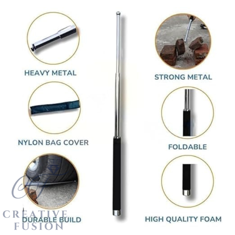 Self Defence Tactical Rod (Heavy Metal and Extendable)