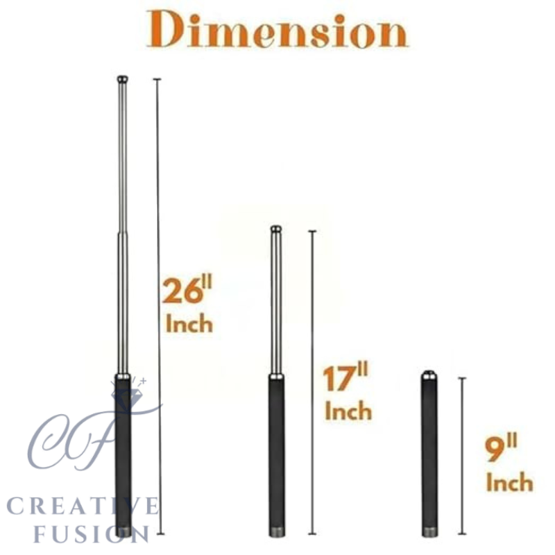 Self Defence Tactical Rod (Heavy Metal and Extendable)