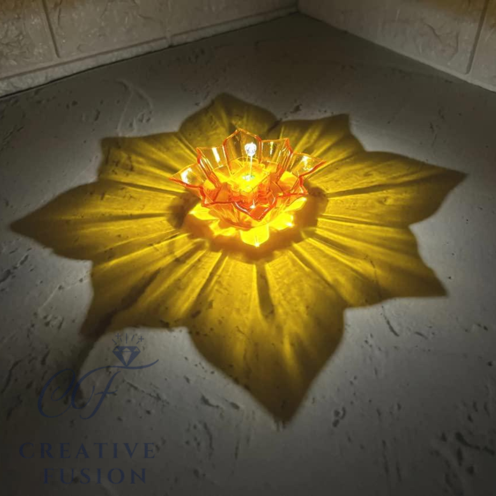 Electric Water Sensor Reflection Led Diyas Candle with Water Sensing Technology (Pack Of 6/12/24)