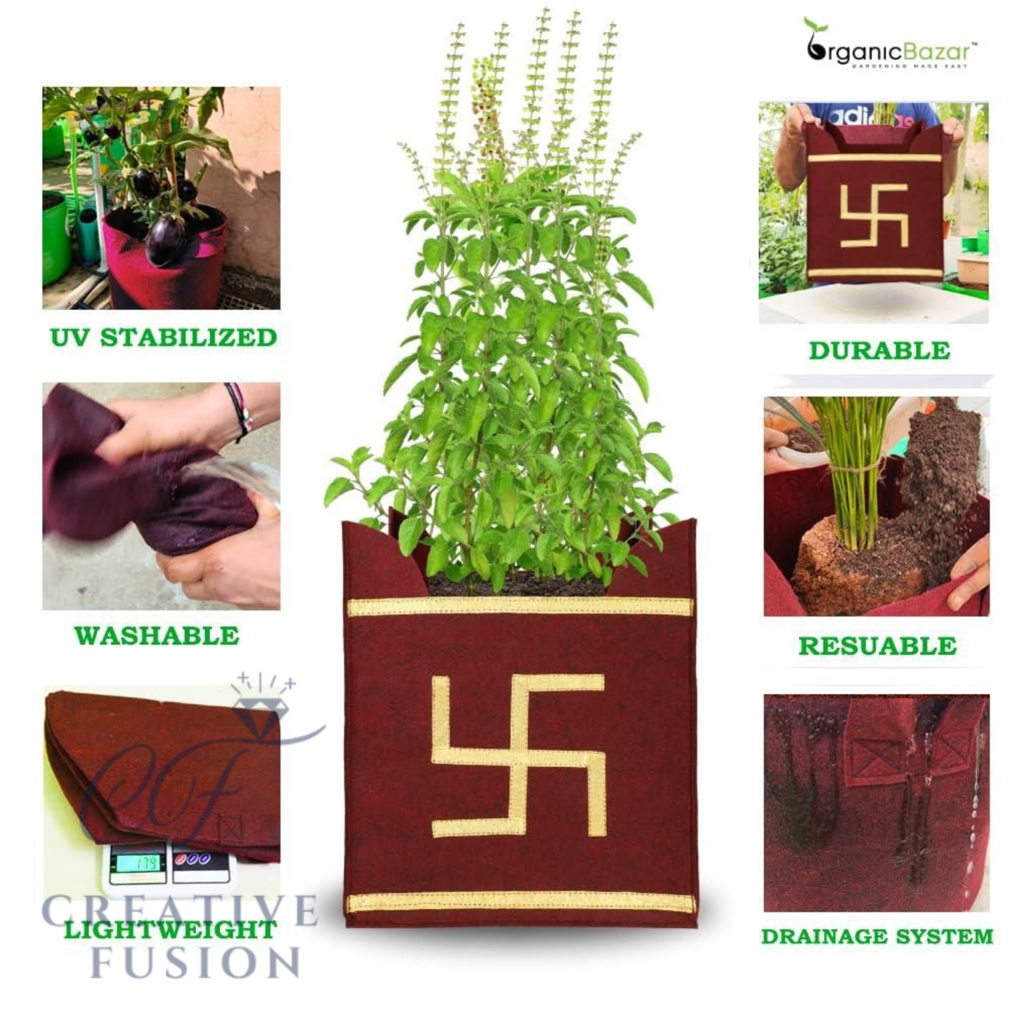 Tulsi Plant Bag carrying for Home/Gardening