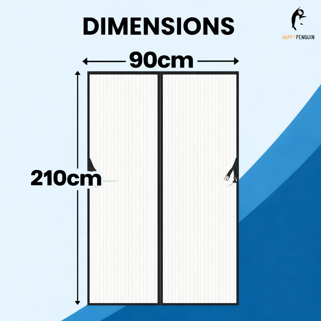 Mesh Screen Net Home Magnetic Foldable Anti Mosquito Door Curtains