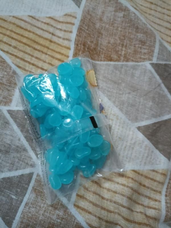 100 pieces Mixed Colorful Luminous Stones,