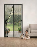 Mesh Screen Net Home Magnetic Foldable Anti Mosquito Door Curtains